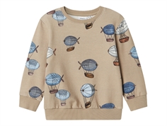 Name It weathered teak hot air balloons sweatshirt